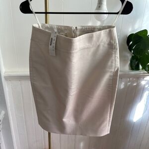 J. Crew cream skirt style 59369 size 00 No 2 pencil